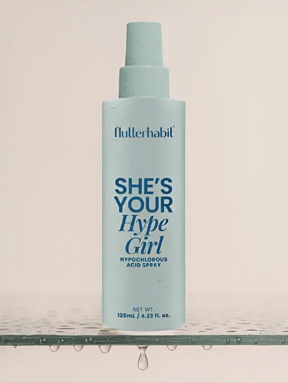 Flutterhabit She’s Your Hype Girl Hypochlorous Acid Spray 128ml 4.25 Fl Oz